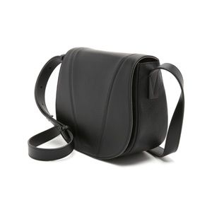 Vince Black Leather Crossbody Bag